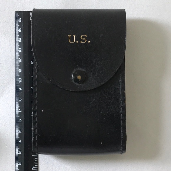 Leather Magazine Pouch US Vietnam War Era 1970s - Picture 7 of 7